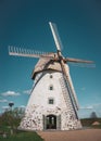 Old wildmill building, summer sunny day