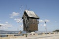 Old wind mill in Nessebar, Bulgaria