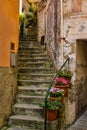 Old Winding Stairway in Cinque Terre, Italy