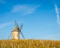 Old windmill in Beaujolais, France Royalty Free Stock Photo