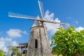 Old windmill of Bezard in Marie-Galante, Guadeloupe