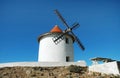 Old windmill in Capo Grosso, Corsica Royalty Free Stock Photo