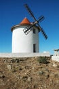 Old windmill in Capo Grosso, Corsica Royalty Free Stock Photo