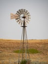 Old Windmill on a Farm in Montana Royalty Free Stock Photo