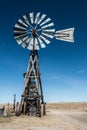 Old Windmill in the Ghost Town Royalty Free Stock Photo