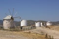 Old windmill on a hill in Bodrum, Turkey Royalty Free Stock Photo