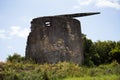 Old windmill mountain in Portugal Royalty Free Stock Photo