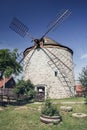 Old Windmill with Museum in Rudice, Czech Republic Royalty Free Stock Photo
