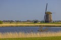 Old windmill near Alkmaar, The Netherlands Royalty Free Stock Photo