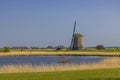 Old windmill near Alkmaar, The Netherlands Royalty Free Stock Photo