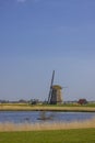 Old windmill near Alkmaar, The Netherlands Royalty Free Stock Photo