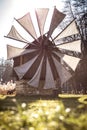 Old windmill near Sibiu, Transylvania, Romania Royalty Free Stock Photo