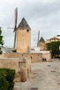 Old windmill in Palma de Mallorca Royalty Free Stock Photo