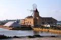 Old windmill in saltworks