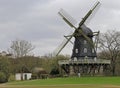 Old Windmill `Slottsmollan` in the Kungsparken Park