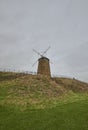 The old Windmill at St Monans on the Fife Coast of Scotland, a historical Salt Industry Building.