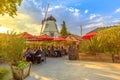 Old Windmill sunset in Solvang