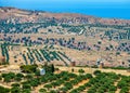 Old windmills on the island of Crete, Greece Royalty Free Stock Photo