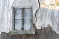 Old window in an abandoned house