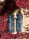 Old Window on Christ Church in Oxford Royalty Free Stock Photo