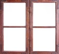 Old window frame Royalty Free Stock Photo