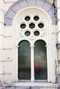 Old window - historic building with gothic window