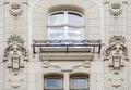 Old window in old building