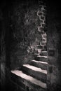 Old window opening, Ribe Cathedral, Denmark Royalty Free Stock Photo