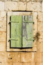 Old window shutter Croatia Royalty Free Stock Photo