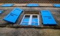 Rustic Window Shutters Royalty Free Stock Photo