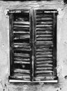 Old window shutters Royalty Free Stock Photo