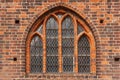 Old windows in the Gothic style Royalty Free Stock Photo