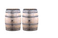 Old Wine Barrel Isolated on White Background Royalty Free Stock Photo