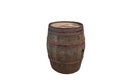 Old wine barrel made of wood released Royalty Free Stock Photo