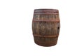 Old wine barrel made of wood released Royalty Free Stock Photo