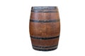 Old wine barrel made of wood released Royalty Free Stock Photo
