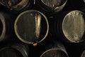 Old wine barrels Royalty Free Stock Photo