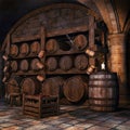 Old wine cellar Royalty Free Stock Photo