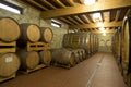 An old wine cellar in Montepulciano in Tuscany Royalty Free Stock Photo