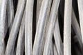 Old wire as a backdrop. close-up Royalty Free Stock Photo