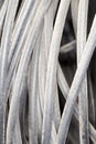 Old wire as a backdrop. close-up Royalty Free Stock Photo