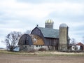 Old Wisconsin Dairy Farm, Barn Royalty Free Stock Photo