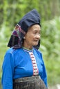 Old woman Asia in national costume, Laos