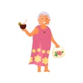 Old woman character