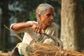 Old woman Farmer in bangladesh.