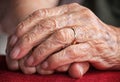 Old woman hand Royalty Free Stock Photo