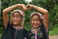 Old woman Khmu hilltribe .