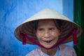 An old woman at market in Hoi An, Vietnam Royalty Free Stock Photo