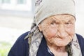 Old woman portrait Royalty Free Stock Photo