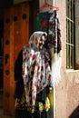 A old woman standing in front of her shop at Abyaneh village, Isfahan, Iran